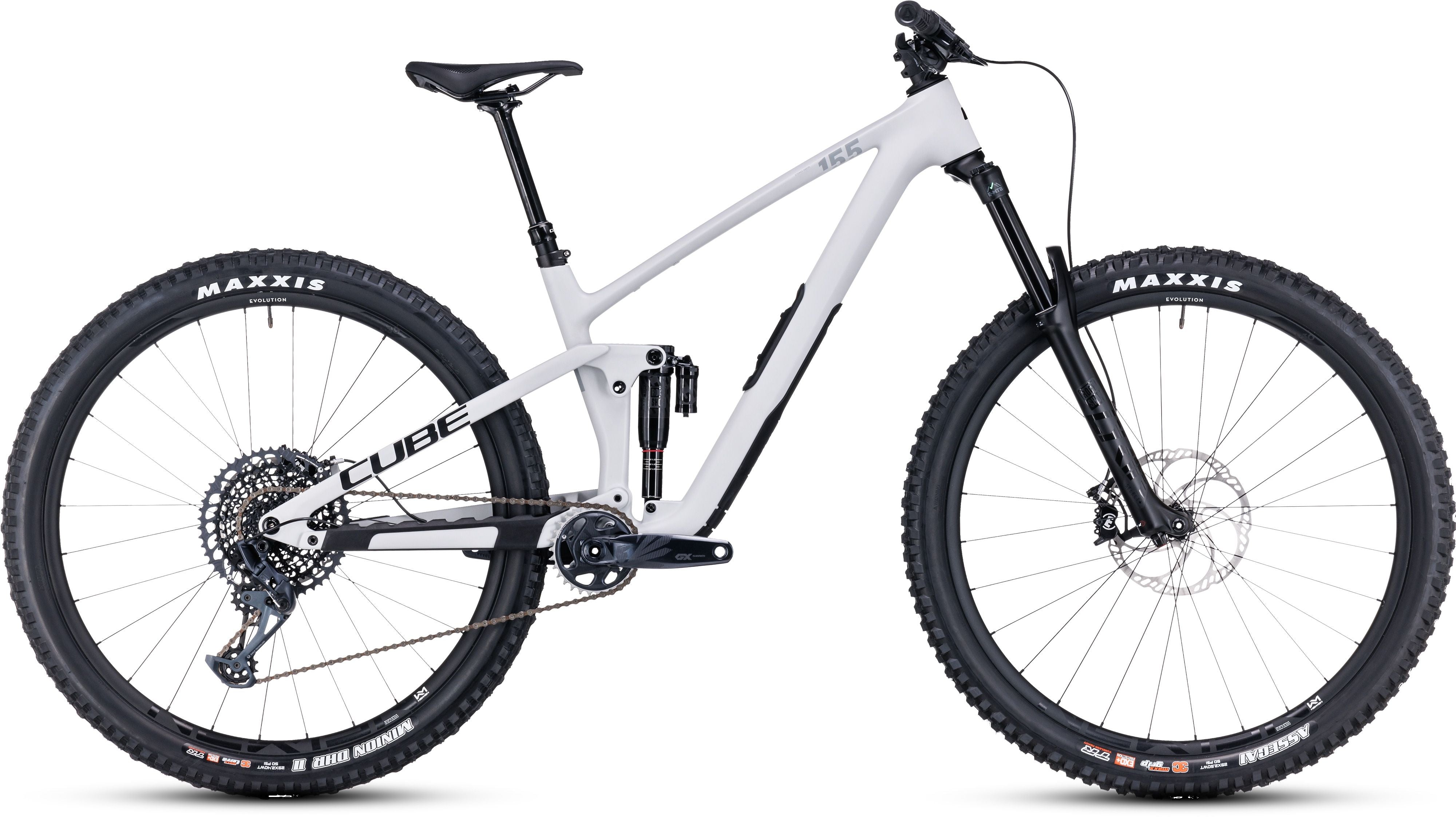 Vtt all-mountain Cube stereo one55 c:62 race 29 lightgrey´n´grey